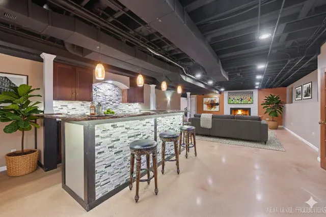 a view of entryway and hall with a dining table