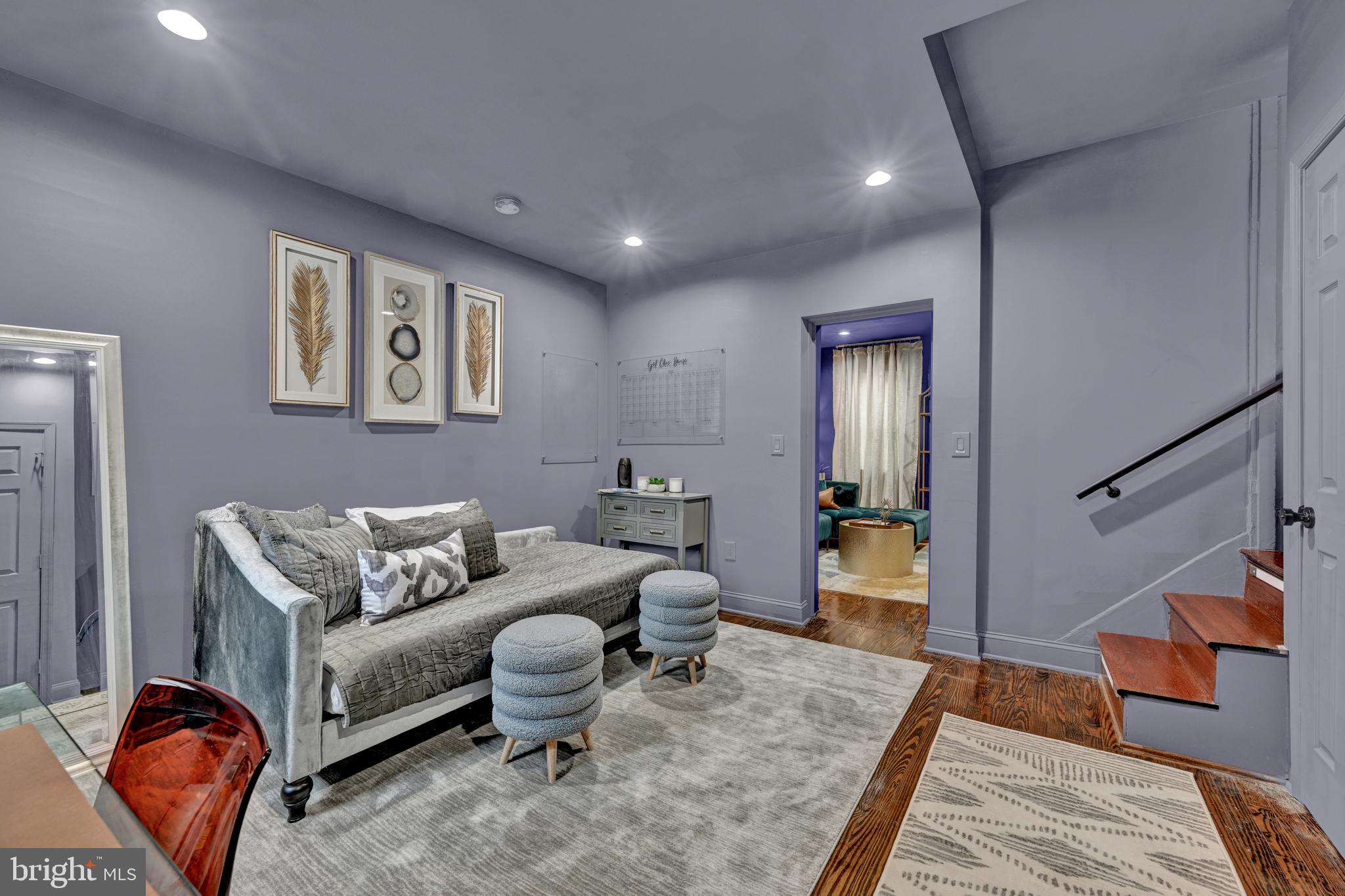 1709 Bank Street Baltimore, MD 21231 - Photo 23 of 49 a living room with furniture and wooden floor
