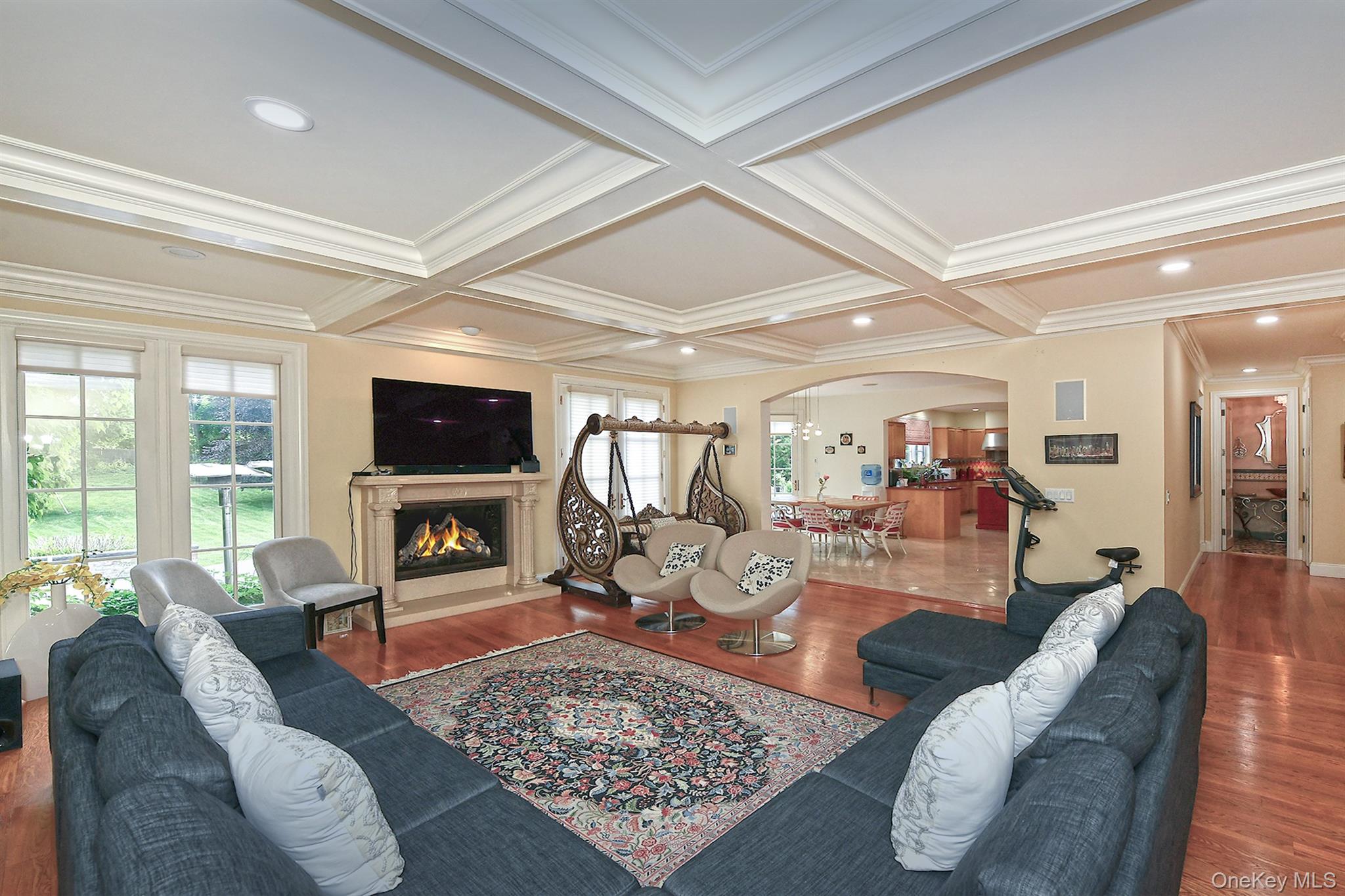 14 Norgate Road Glen Head, NY 11545 - Photo 9 of 44 a living room with furniture and a flat screen tv