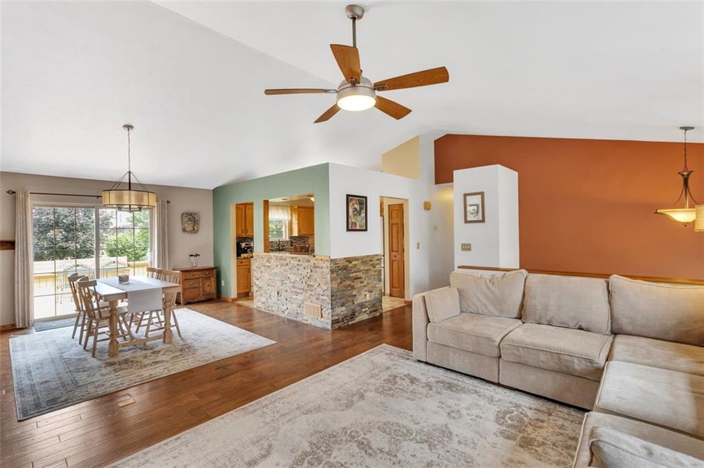 152 Cupps Road Renfrew, PA 16053 - Photo 16 of 43 a living room with furniture and a chandelier