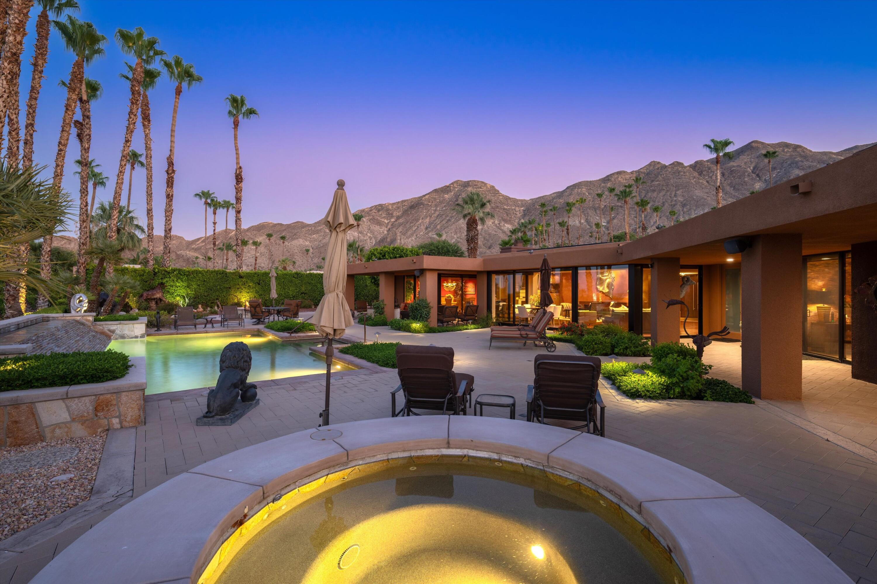 70150 Thunderbird Road Rancho Mirage, CA 92270 - Photo 4 of 67 77-Nhouse rear 5178