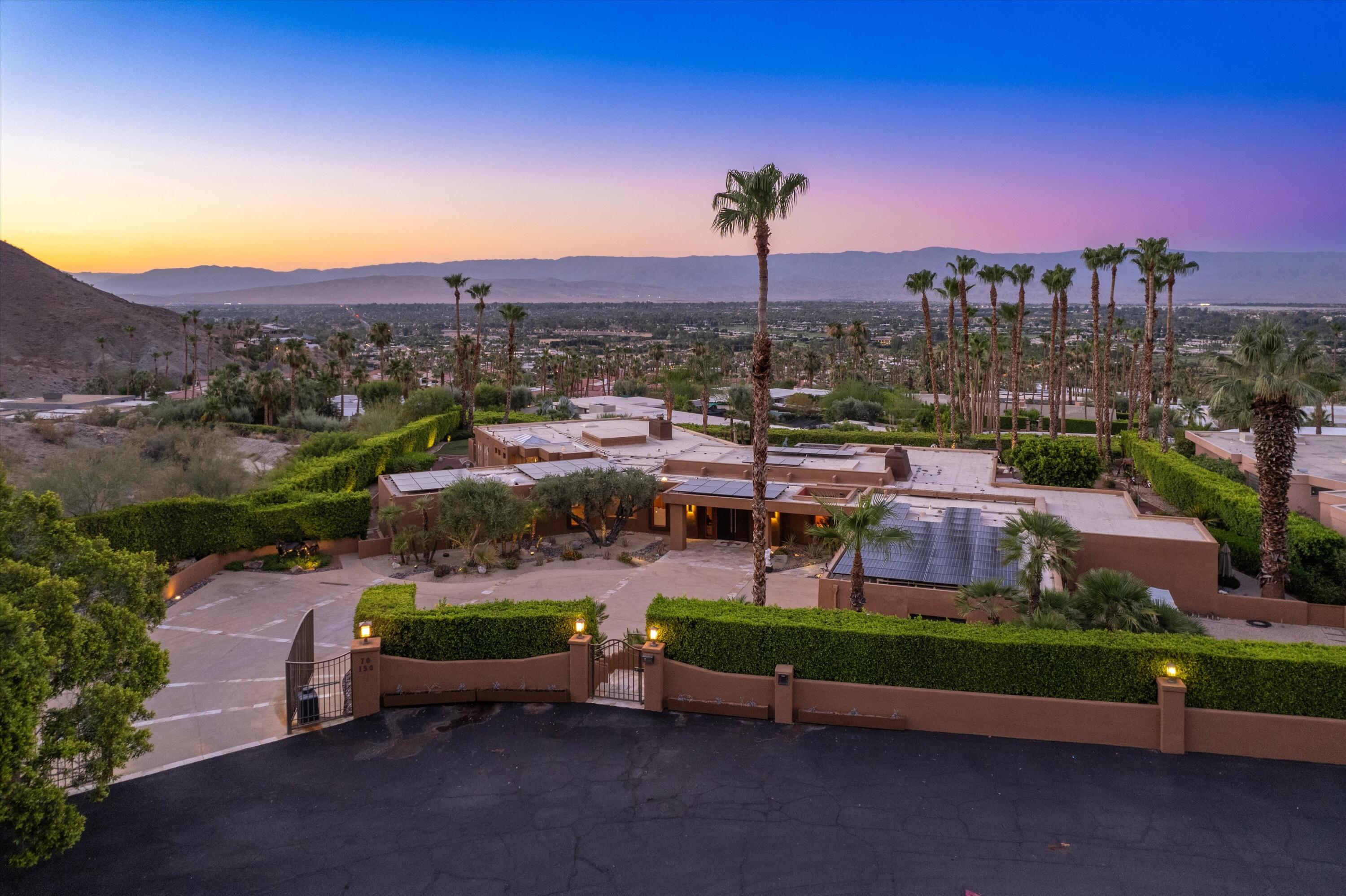 70150 Thunderbird Road Rancho Mirage, CA 92270 - Photo 66 of 67 an aerial view of a house with a garden