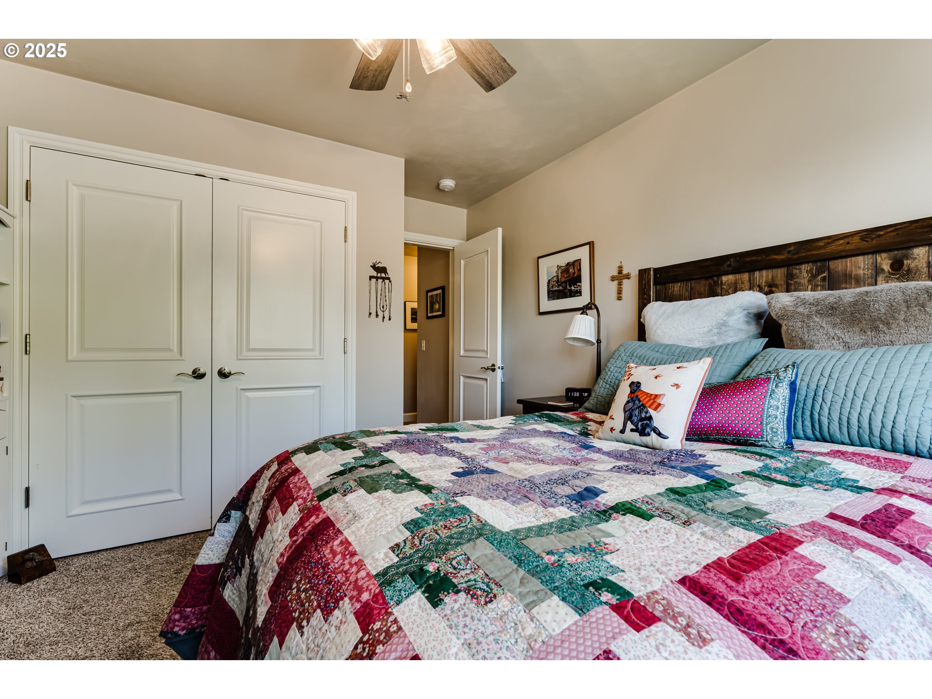 6111 Fernhill Loop Springfield, OR 97478 - Photo 34 of 48 a bed sitting in a bedroom and bedroom