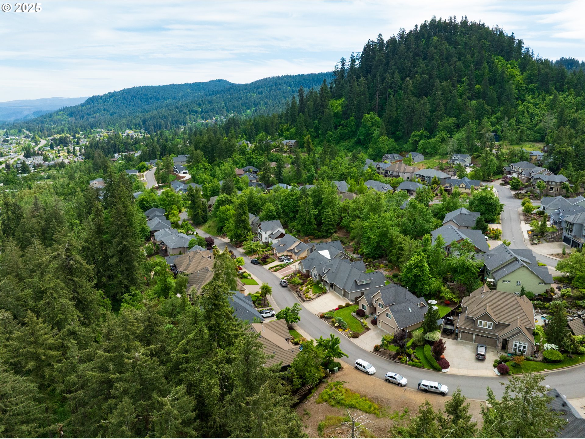 6111 Fernhill Loop Springfield, OR 97478 - Photo 47 of 48 an aerial view of a city with lots of residential buildings