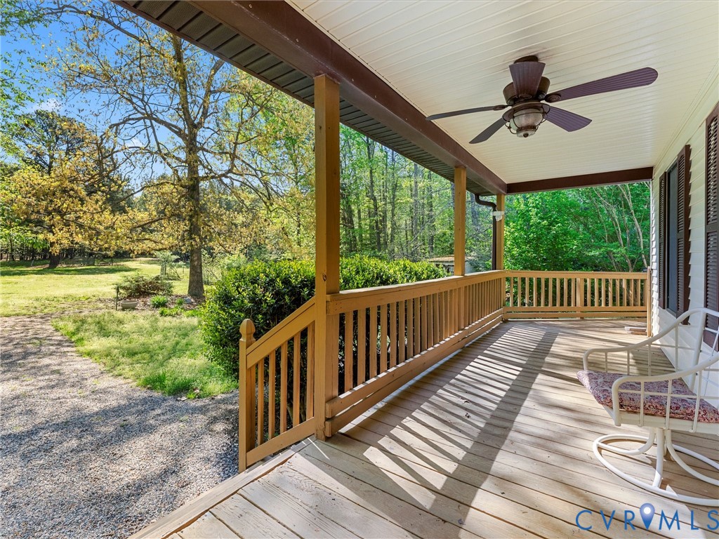 Amazing wrap around front porch