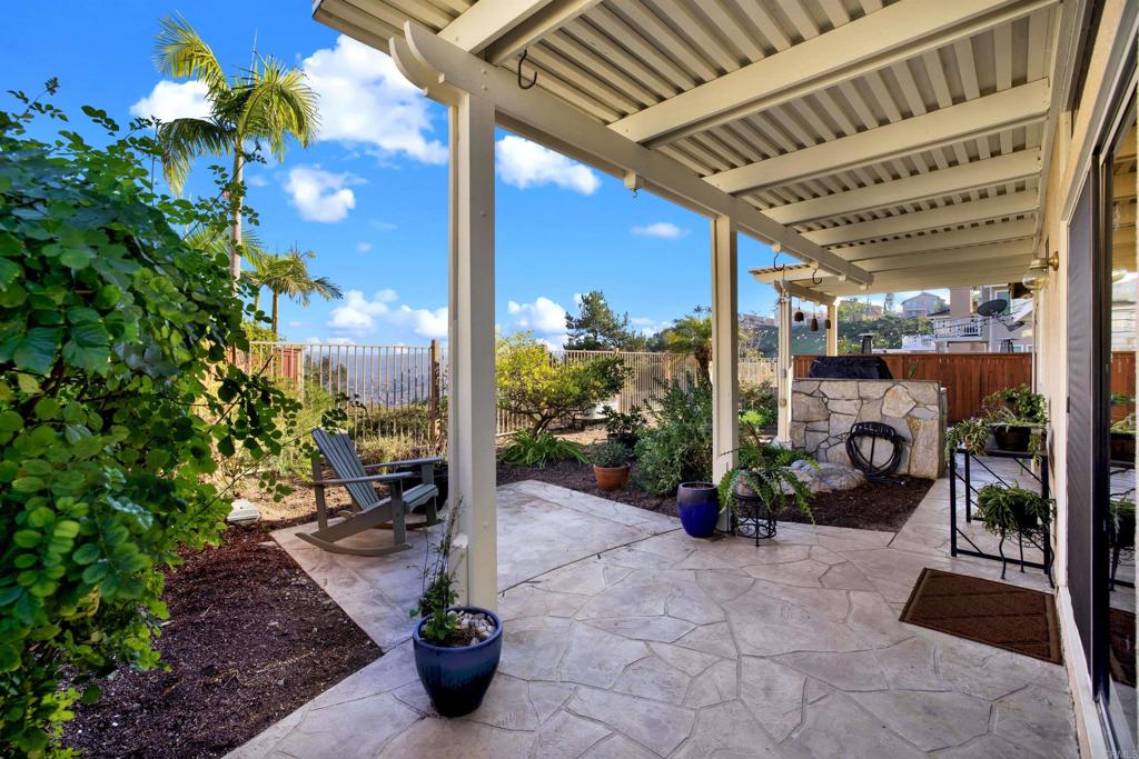 2022 Highland View Escondido, CA 92026 - Photo 25 of 47 a view of a porch with potted plants