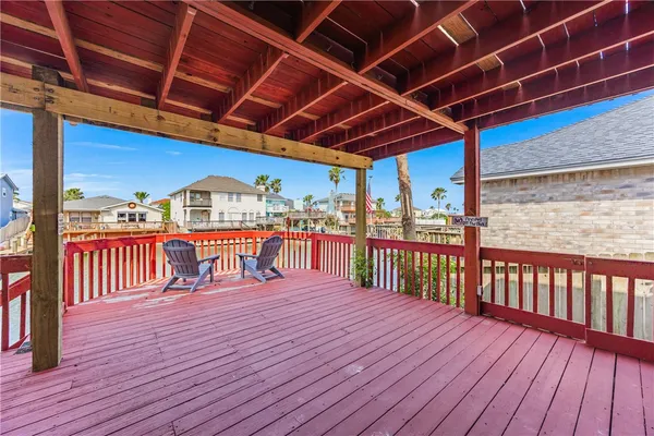 a view of a roof deck