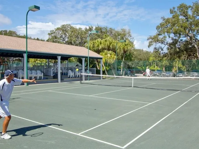 a view of a tennis court
