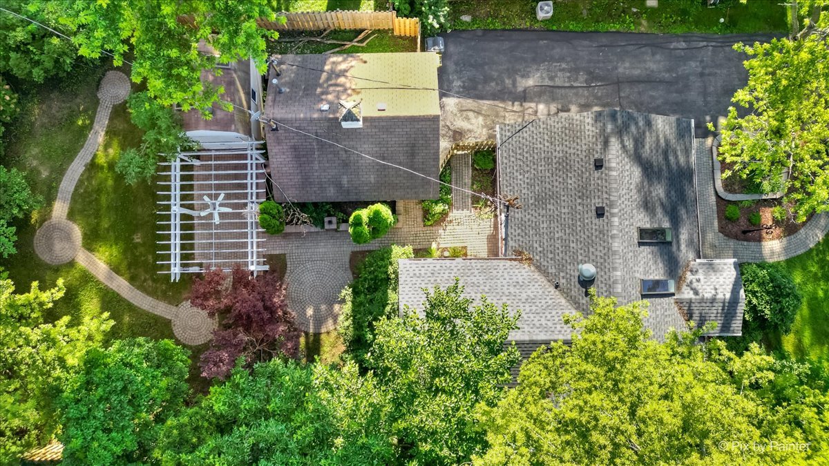 116 Deerpath Road Lake In The Hills, IL 60156 - Photo 32 of 33 an aerial view of a house with a yard and large trees