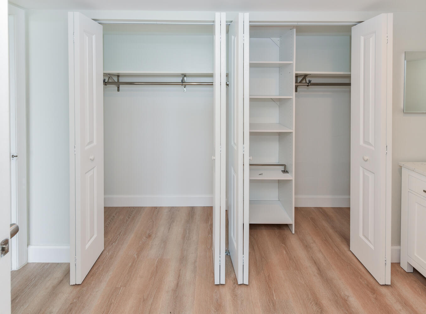 1605 Highway 1, Unit M1403 Jupiter, FL 33477 - Photo 22 of 34 a view of walk in closet with empty racks