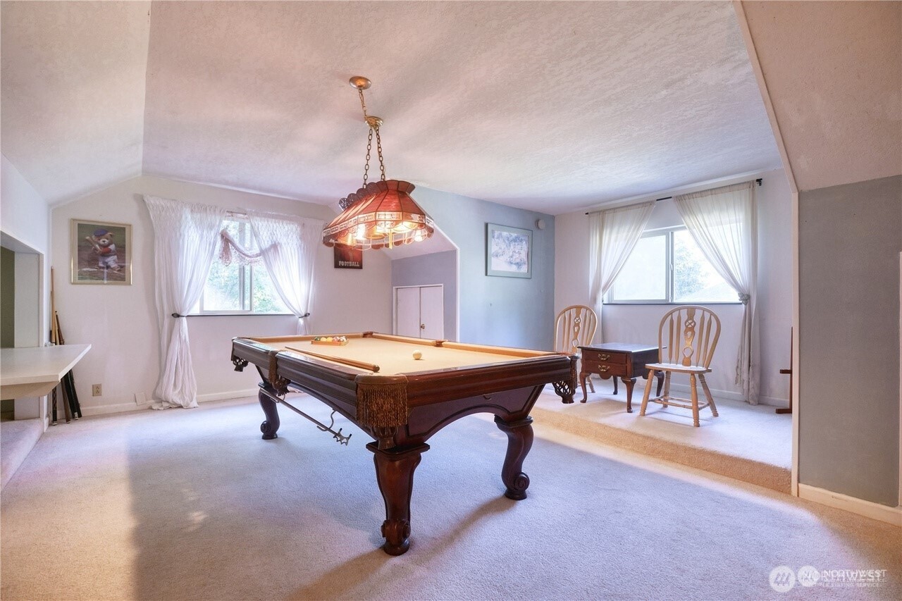 1857 Washington Drive Point Roberts, WA 98281 - Photo 25 of 38 a room with pool table and windows