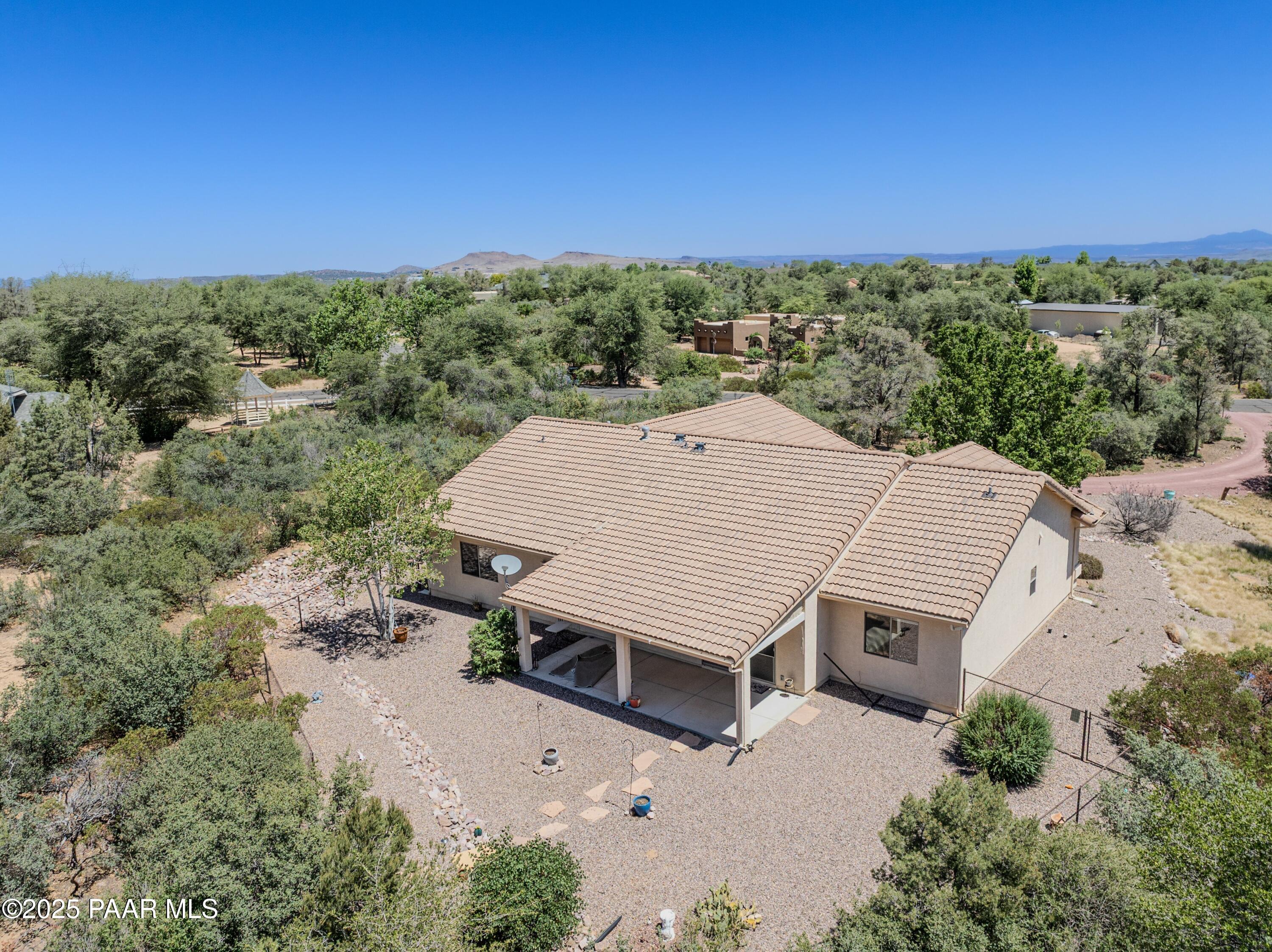 2685 West Willow Oak Road Prescott, AZ 86305 - Photo 29 of 35 Aerial View back