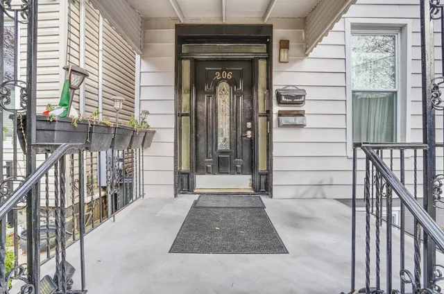 a view of a entryway door of the house