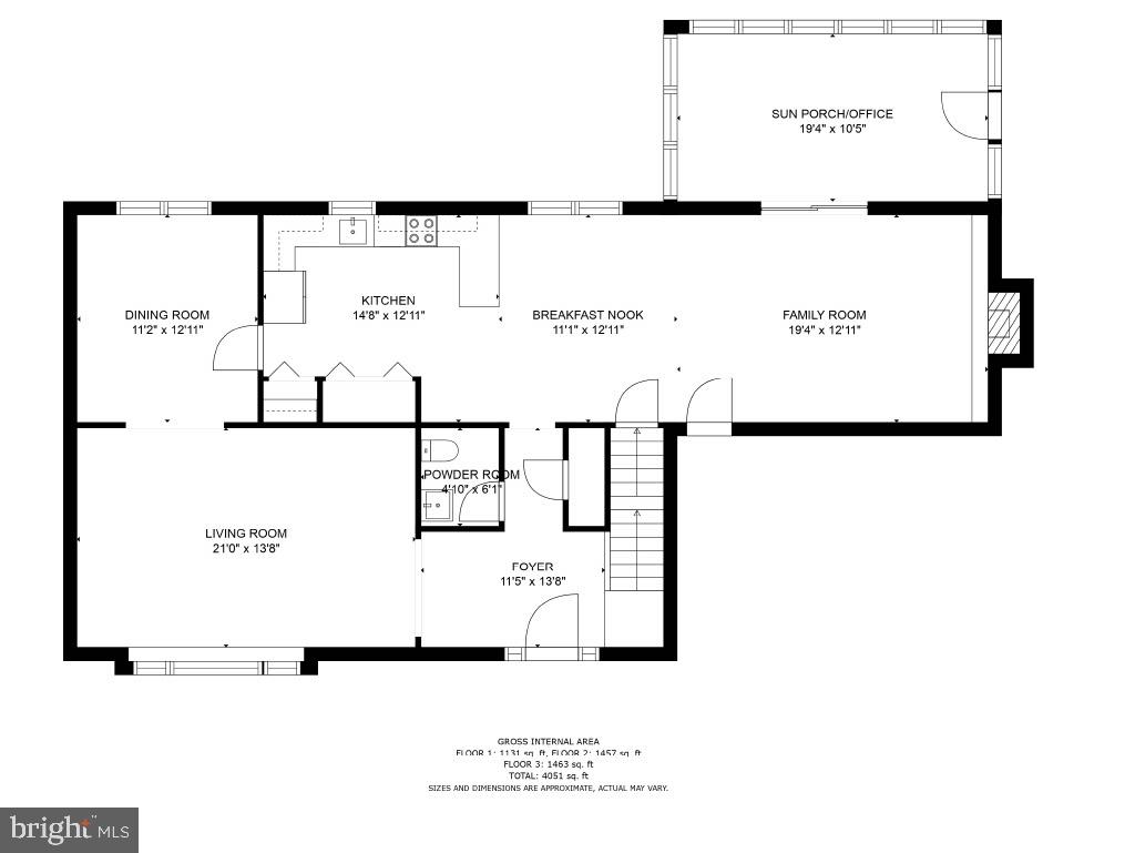428 Ramsey Road Yardley, PA 19067 - Photo 40 of 42 Floor Plan - main level