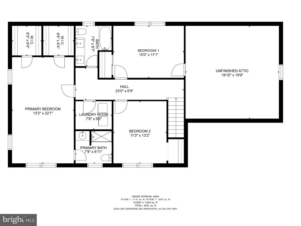 428 Ramsey Road Yardley, PA 19067 - Photo 41 of 42 Floor Plan - upstairs