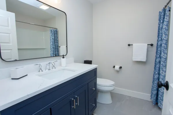 a bathroom with a toilet a sink a and mirror