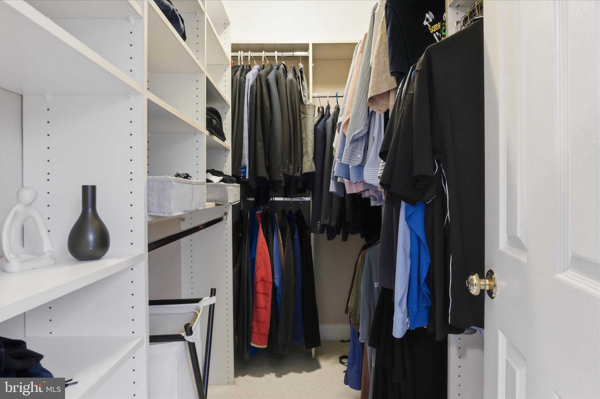 1319 Sundial Drive Reston, VA 20194 - Photo 17 of 49 a view of walk in closet with clothes and shoes