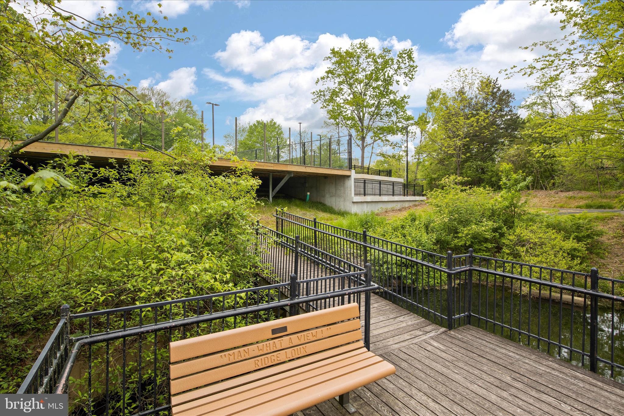 1319 Sundial Drive Reston, VA 20194 - Photo 35 of 49 a view of a balcony with wooden floor and fence
