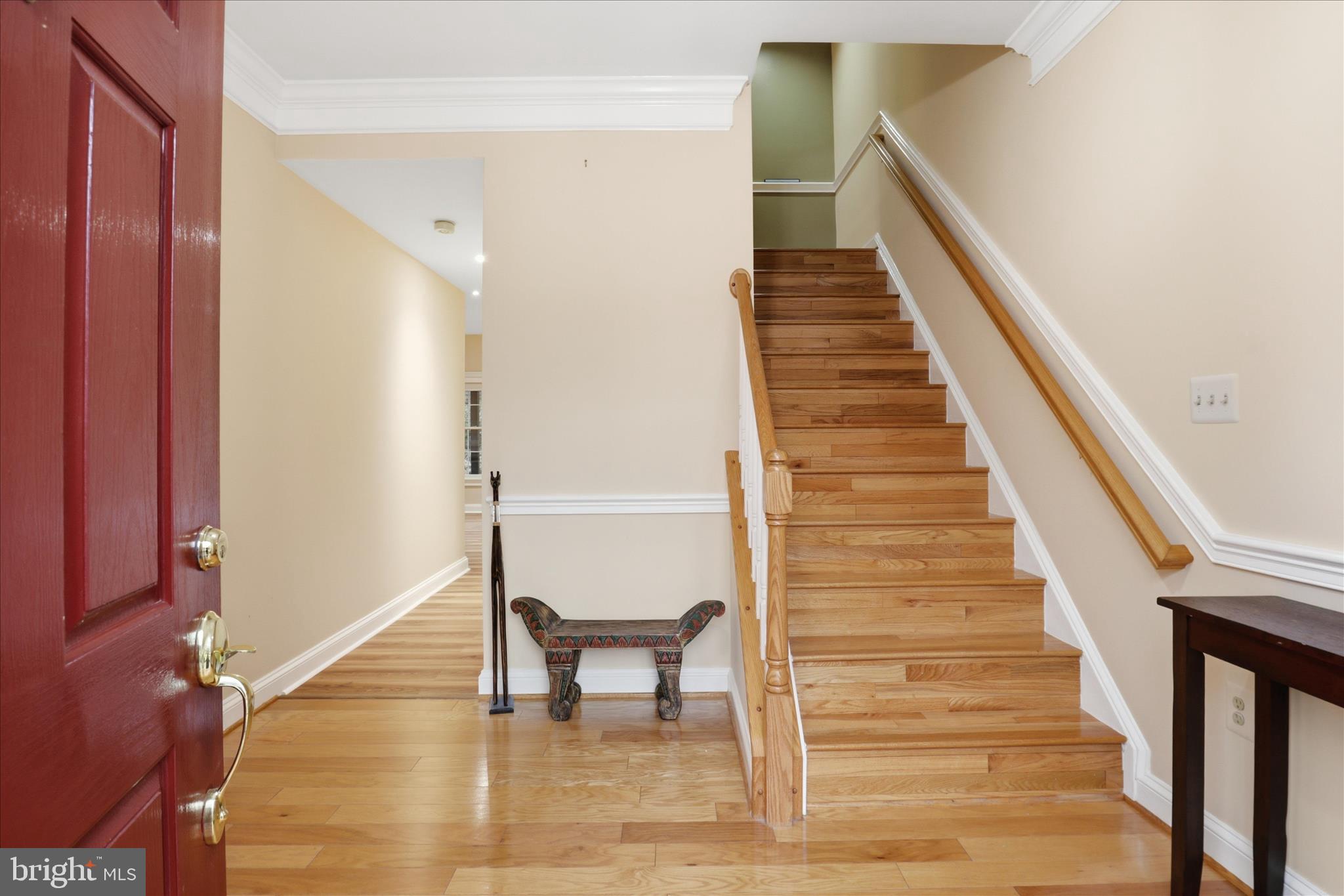 1319 Sundial Drive Reston, VA 20194 - Photo 4 of 49 a view of entryway and hall with wooden floor