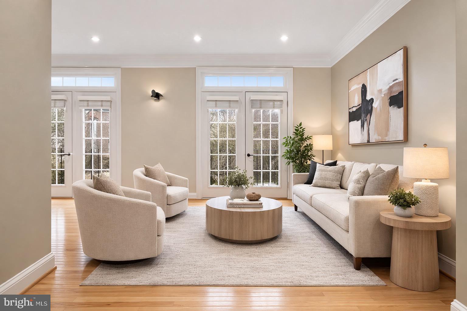 1319 Sundial Drive Reston, VA 20194 - Photo 8 of 49 a living room with furniture and a potted plant