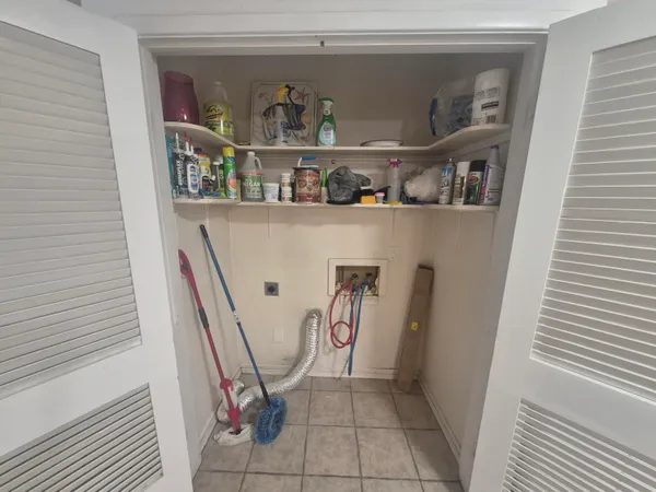 a view of water heater room