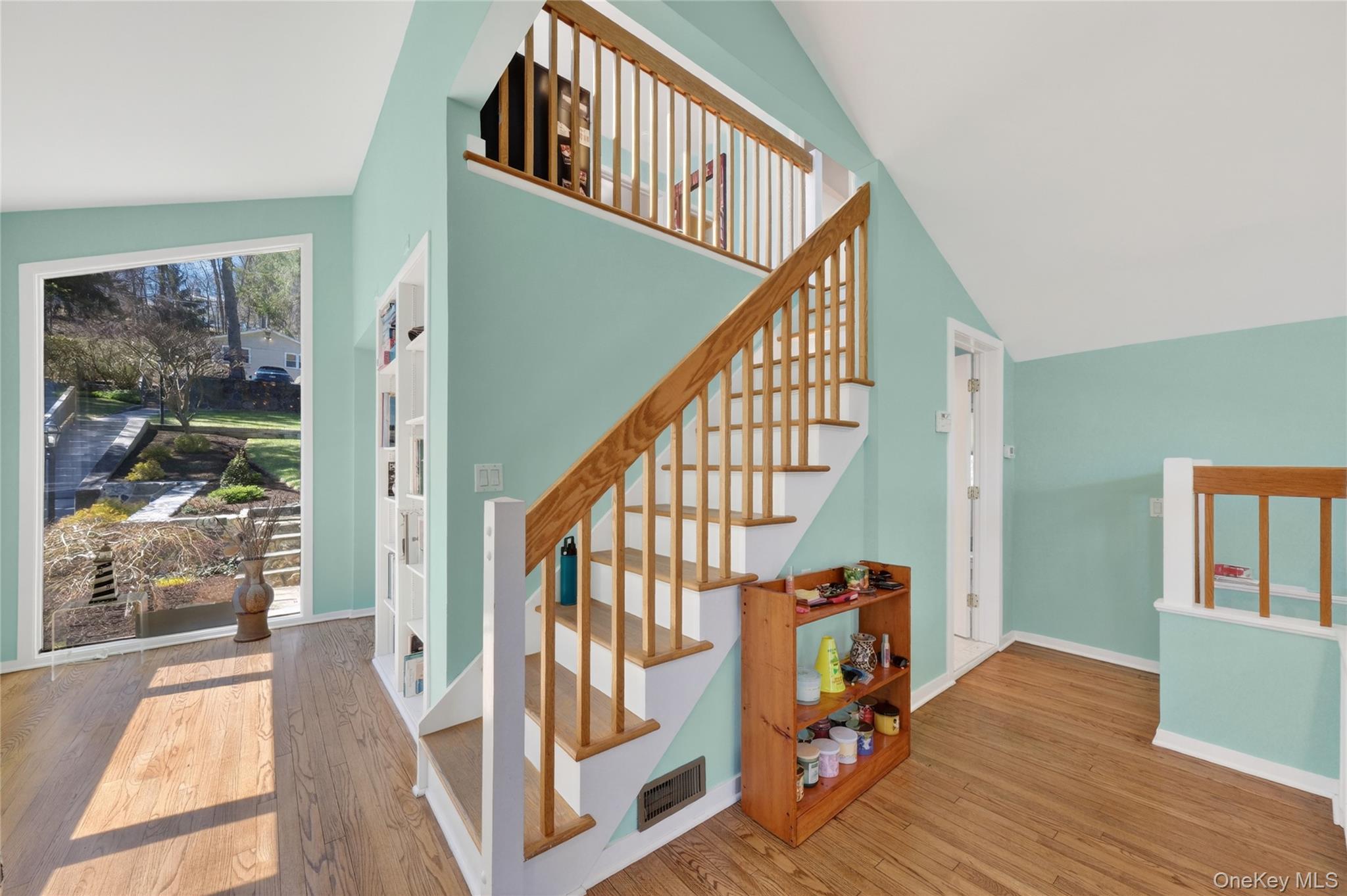 3 Lakeside Road Mahopac, NY 10541 - Photo 22 of 49 The stairs from the living room lead to the upper level.