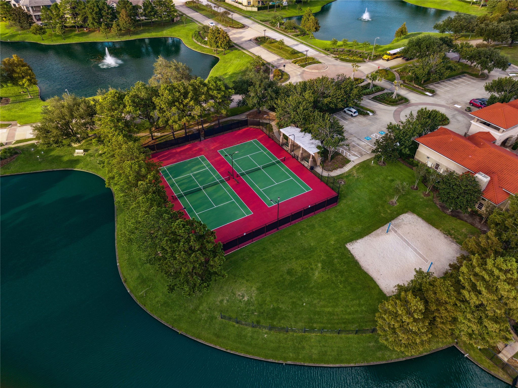 12003 Ensenada Canyon Lane Houston, TX 77041 - Photo 28 of 28 Community tennis courts as part of the resort style amenities in Lakes on Eldridge North.