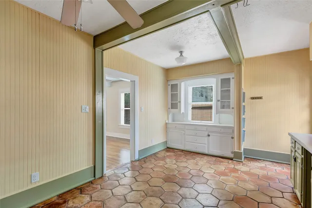 wooden floor in an empty room