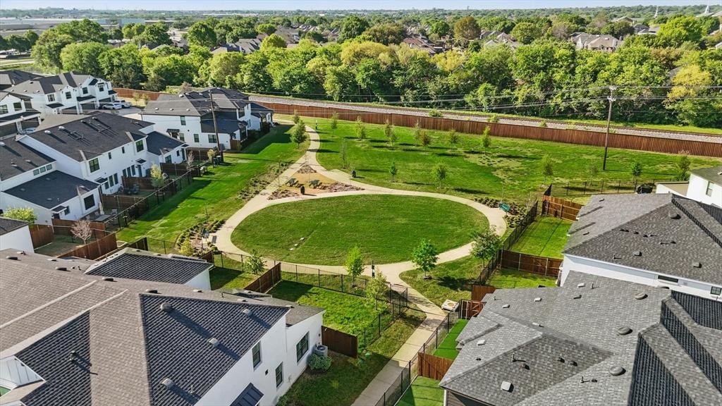 1141 Rusk Way Lewisville, TX 75077 - Photo 16 of 20 an aerial view of a house with outdoor space