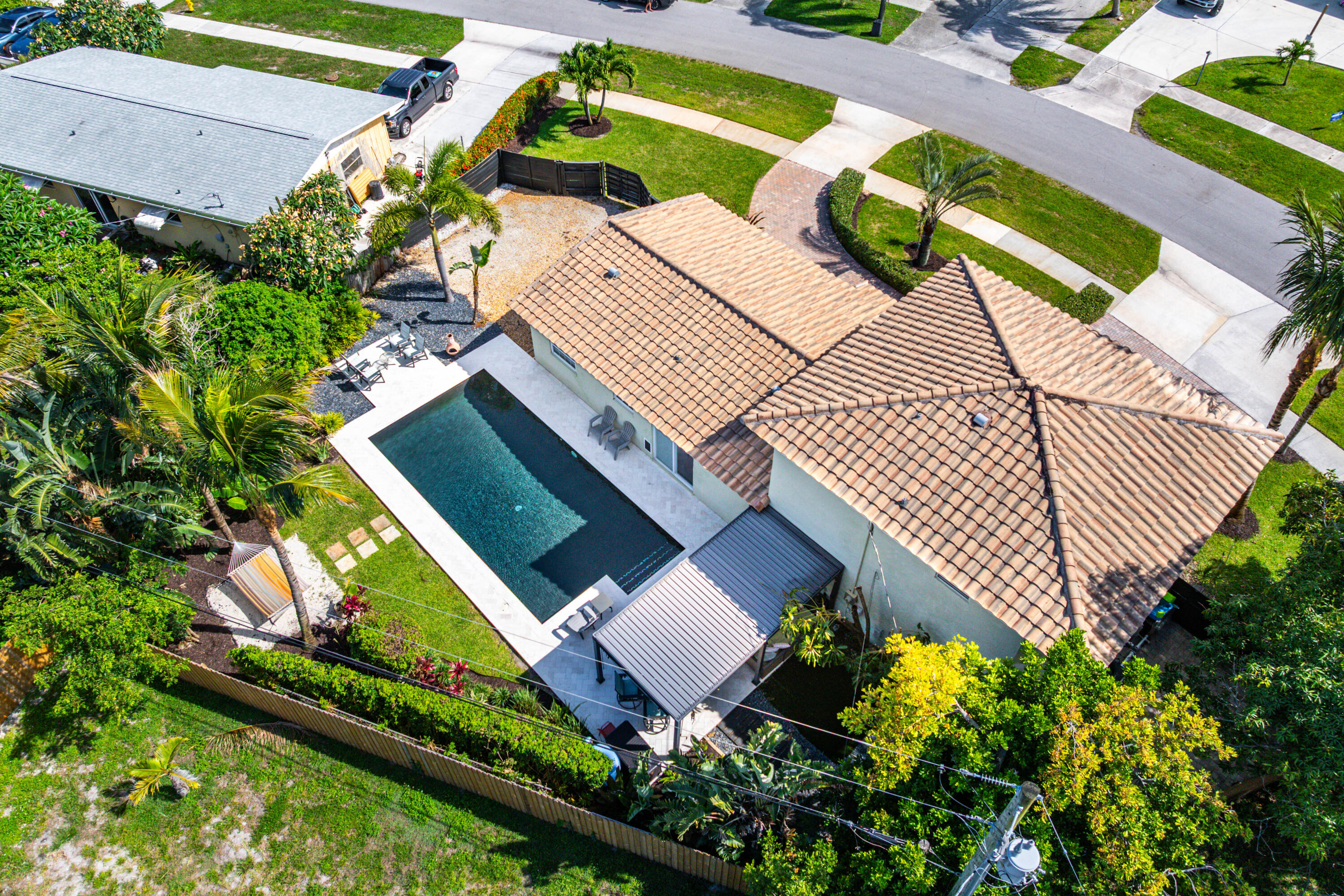 968 Laurel Road North Palm Beach, FL 33408 - Photo 50 of 53 Aerial Backyard