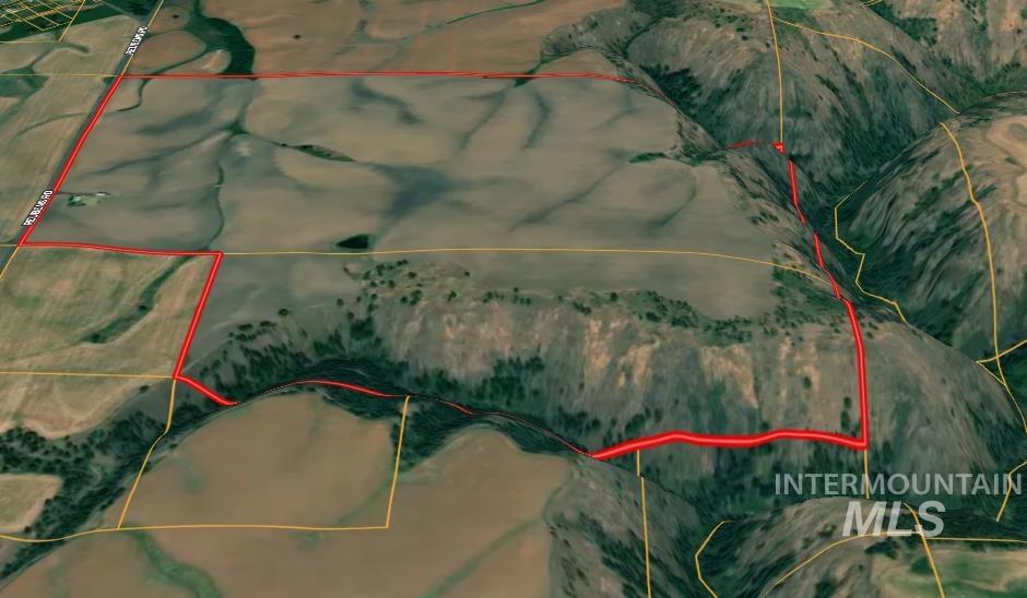 2326 Reubens Road Reubens, ID 83548 - Photo 30 of 34 Aerial overview of property's location featuring property parcel outlined