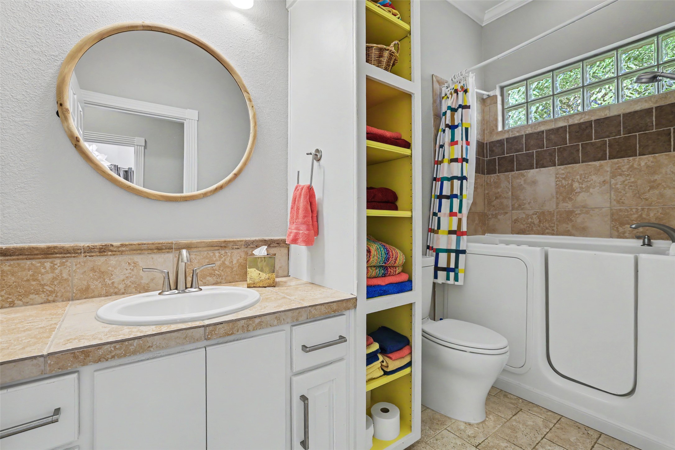 805 Boquilla Trail Georgetown, TX 78633 - Photo 30 of 40 a bathroom with a toilet sink and mirror