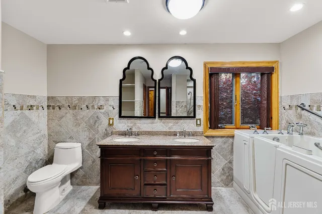 a bathroom with a sink and a toilet