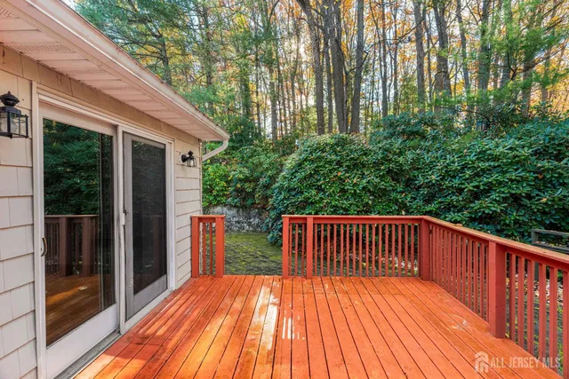 a view of a house with a yard and potted plants