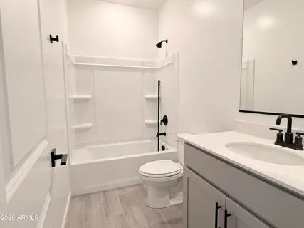 a bathroom with a sink a toilet and a bathtub