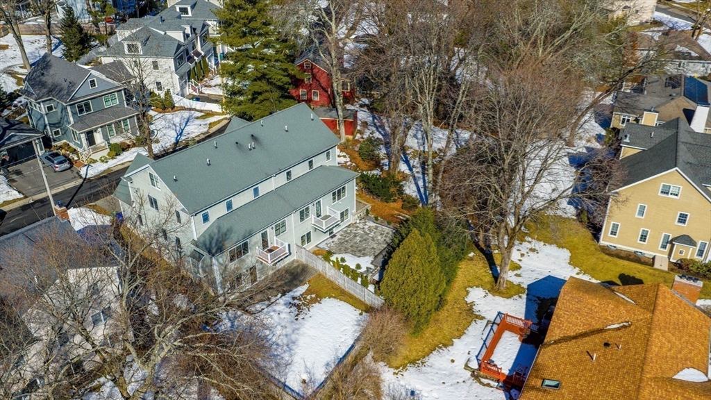 36 Troy Lane Newton, MA 02468 - Photo 36 of 42 an aerial view of residential houses with outdoor space