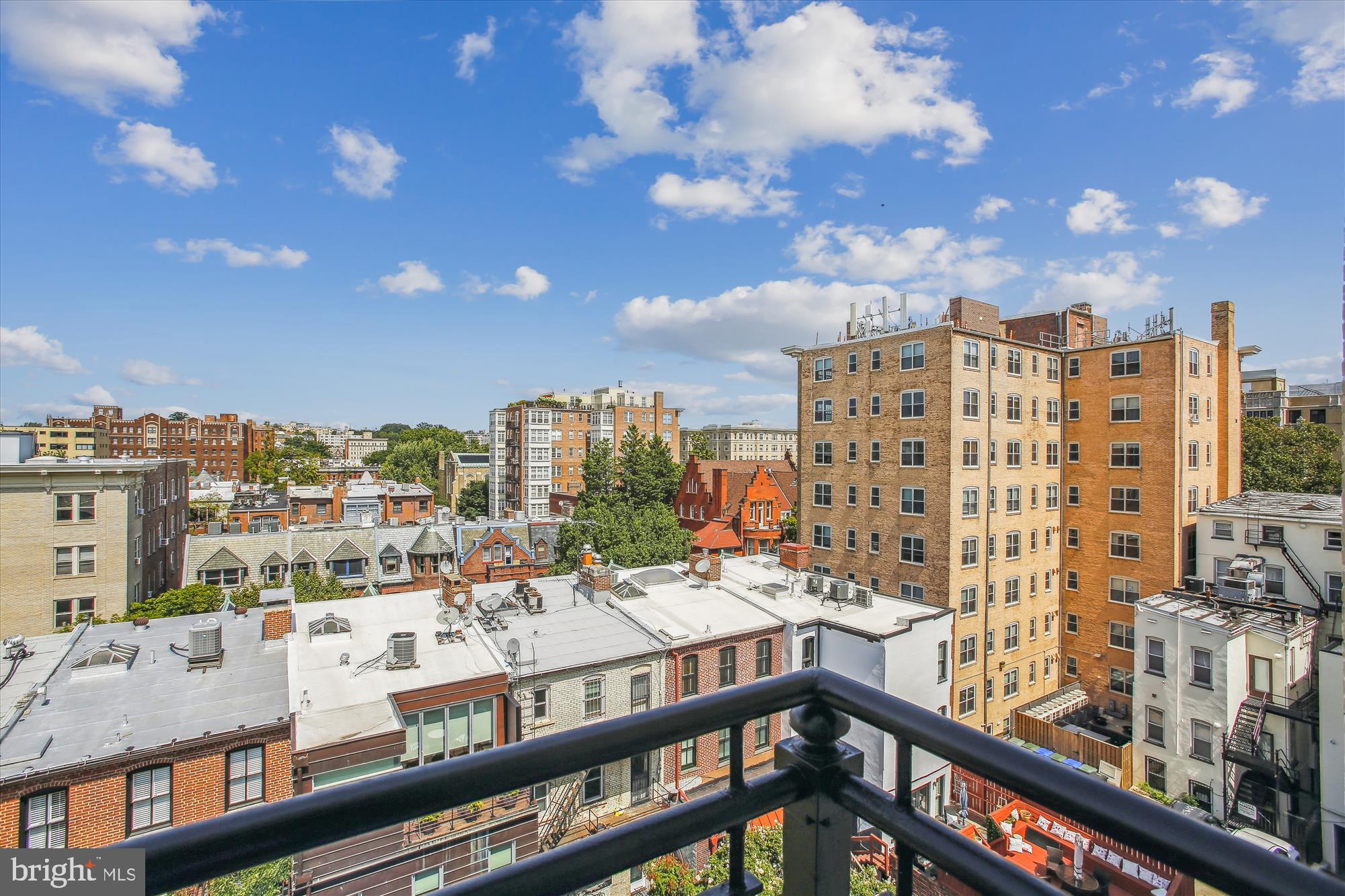 1619 R Street Northwest, Unit 603 Washington, DC 20009 - Photo 14 of 31 View from Balcony
