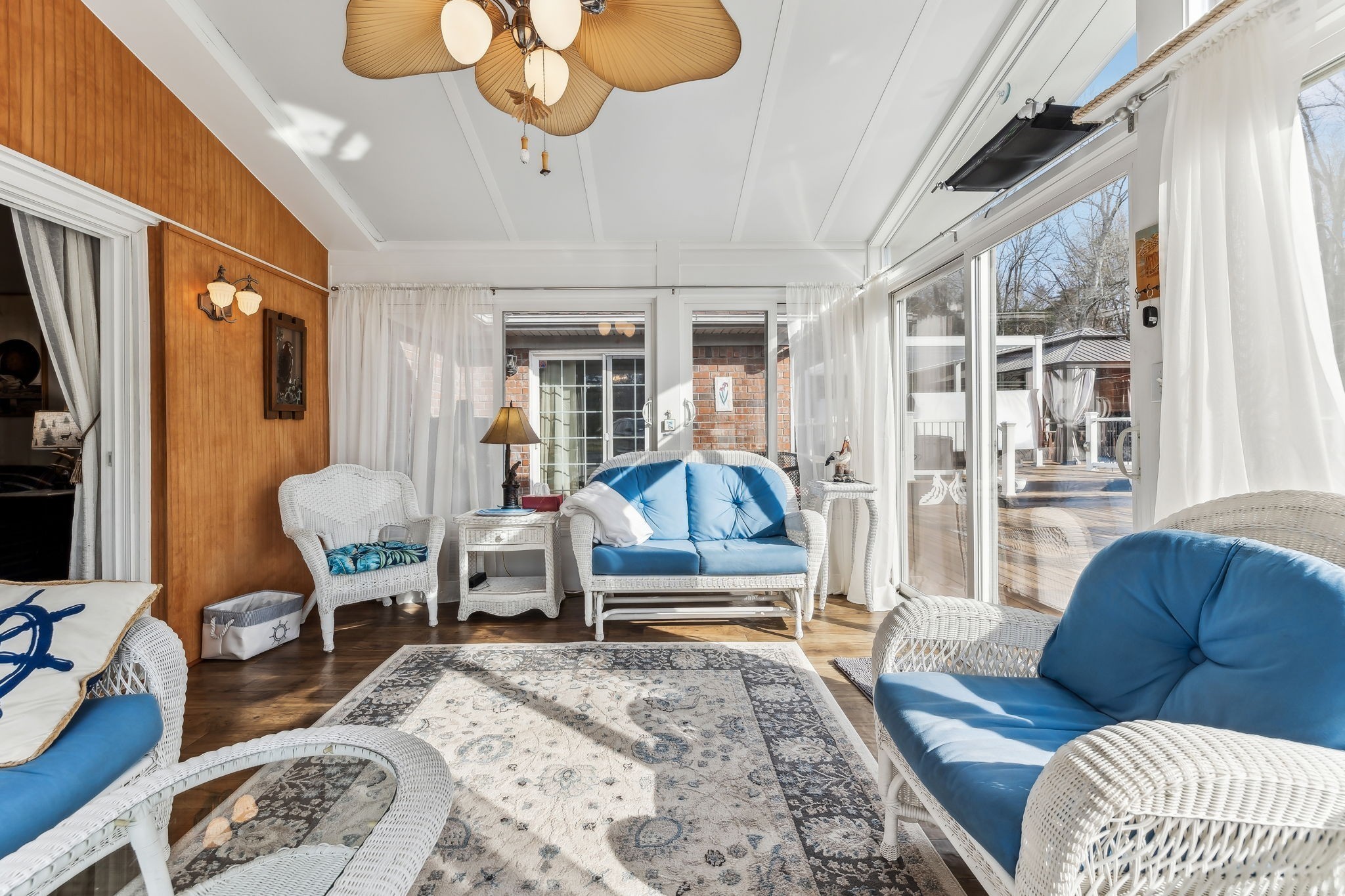 2079 Rock Springs Road Columbia, TN 38401 - Photo 31 of 83 a living room with furniture a chandelier and a floor to ceiling window