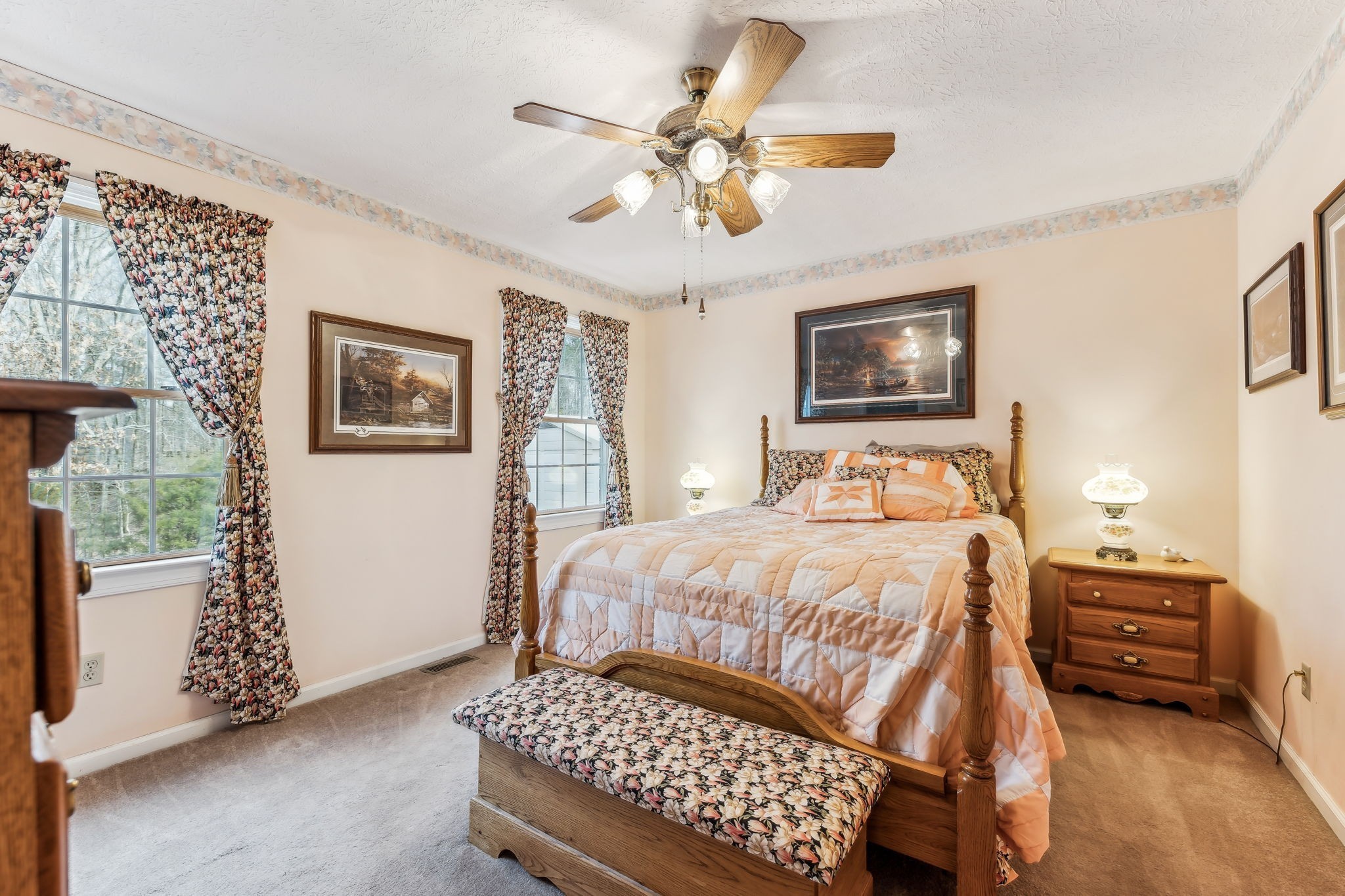 2079 Rock Springs Road Columbia, TN 38401 - Photo 40 of 83 a bedroom with a bed and a chandelier