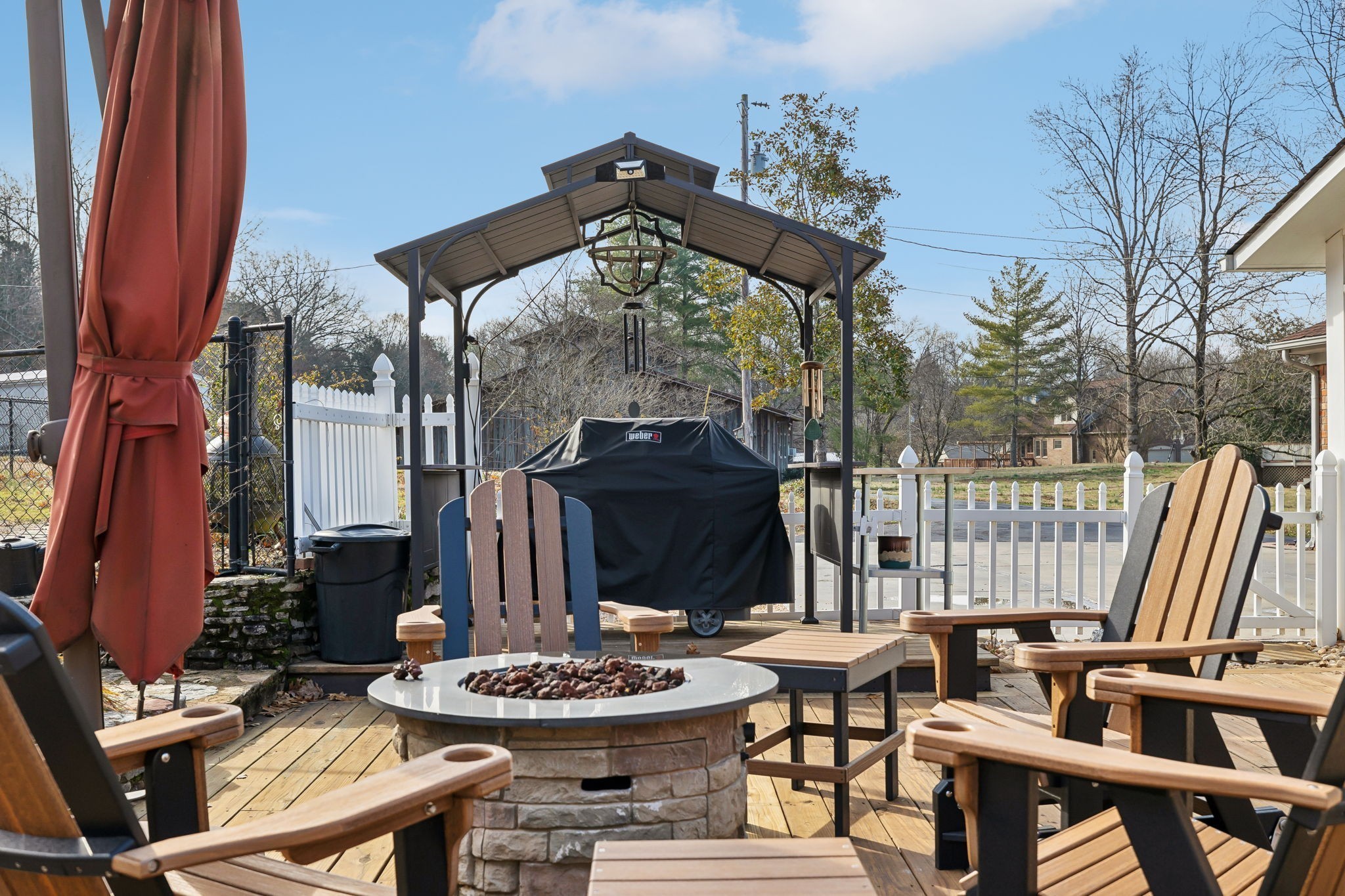 2079 Rock Springs Road Columbia, TN 38401 - Photo 50 of 83 a table and chairs sitting in front of a house