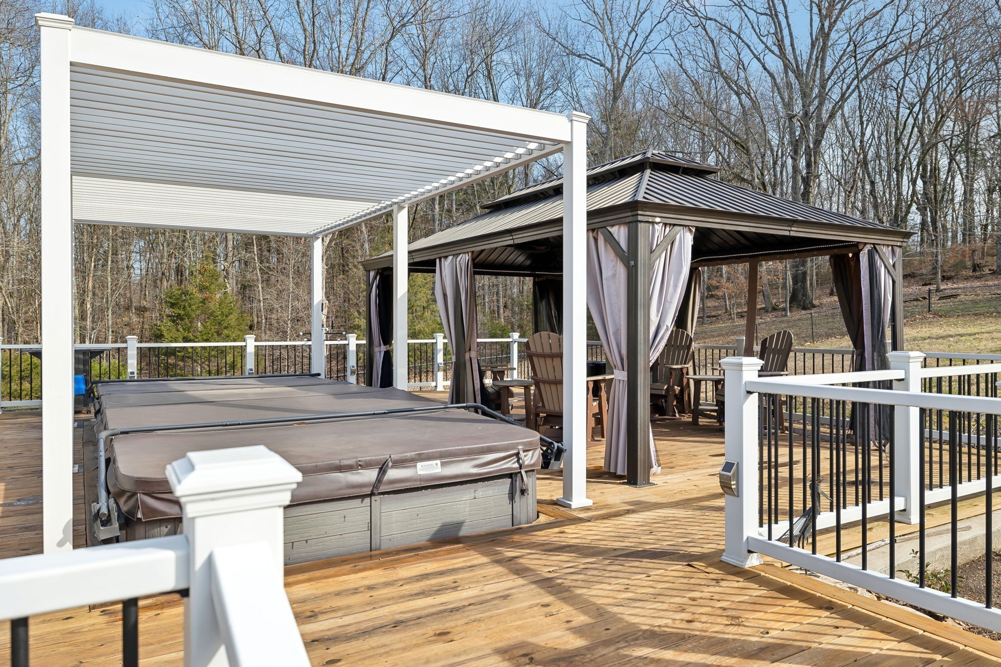 2079 Rock Springs Road Columbia, TN 38401 - Photo 52 of 83 a view of a patio with table and chairs and wooden floor