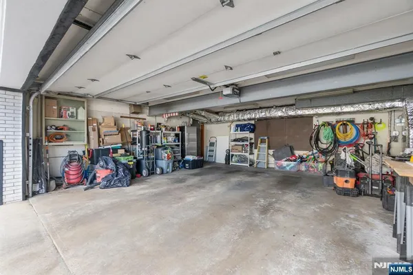 a view of a storage with a bike