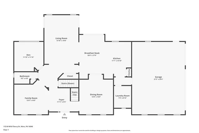 $975,000 | 113 West Wild Cherry Drive, Mars, PA 16046