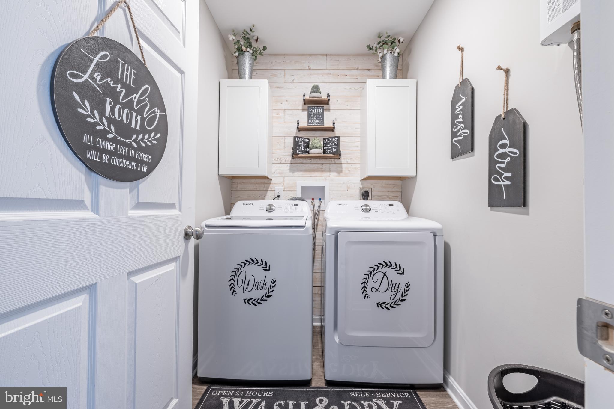 111 Cee Jay Road Chestertown, MD 21620 - Photo 34 of 38 a utility room with a refrigerator a washer and dryer