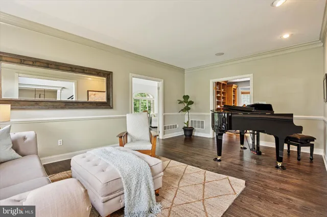 a bed room with a bed and a table