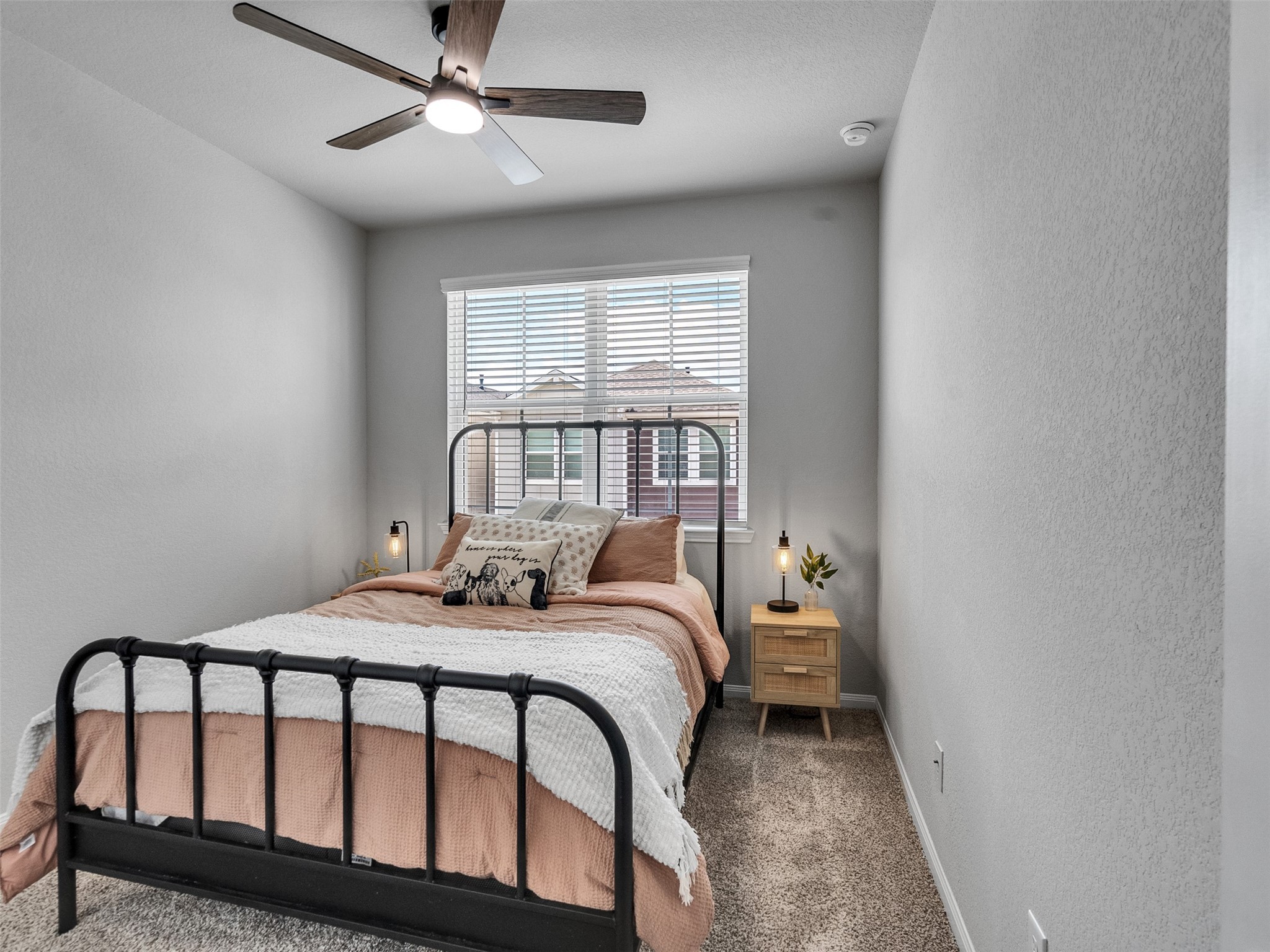 3118 Cloud Forest Lane Houston, TX 77080 - Photo 26 of 40 a bedroom with a bed and a window