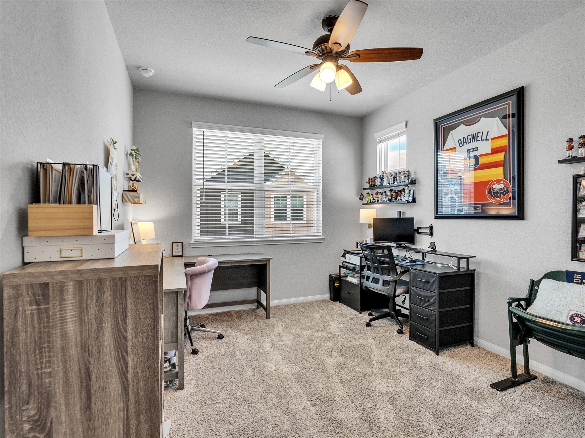 3118 Cloud Forest Lane Houston, TX 77080 - Photo 28 of 40 a bedroom with furniture and a window