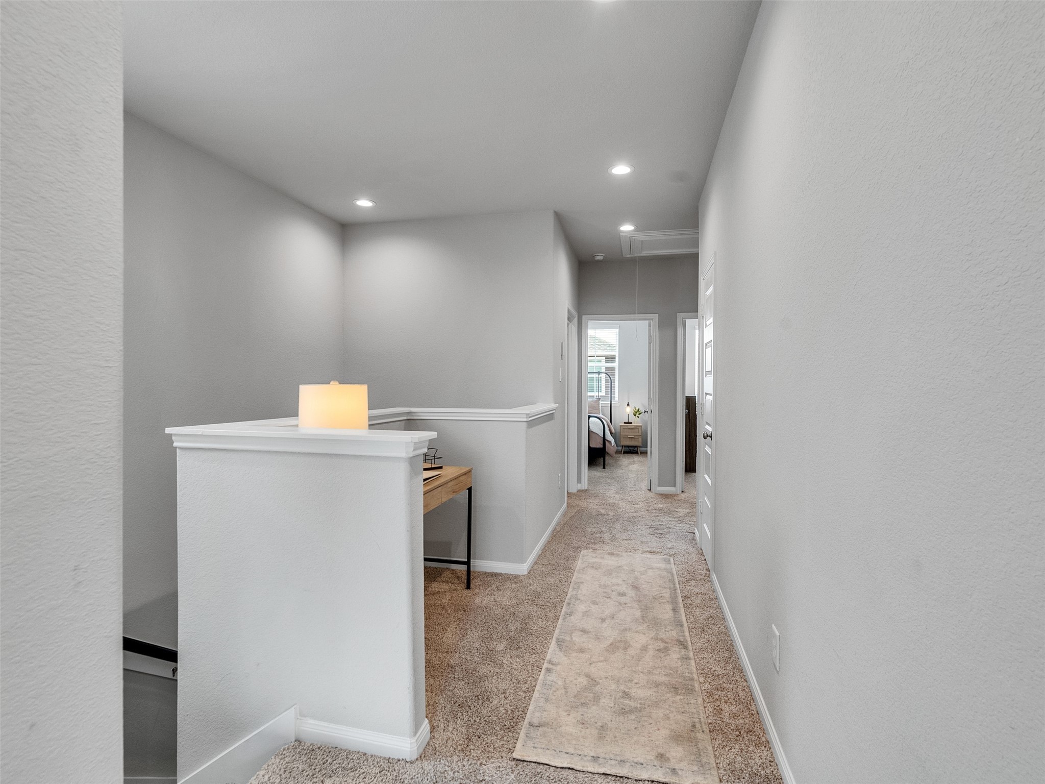 3118 Cloud Forest Lane Houston, TX 77080 - Photo 30 of 40 a view of a hallway with a sink