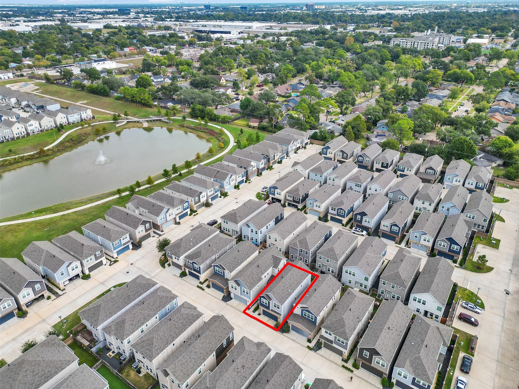 3118 Cloud Forest Lane Houston, TX 77080 - Photo 35 of 40 an aerial view of a city