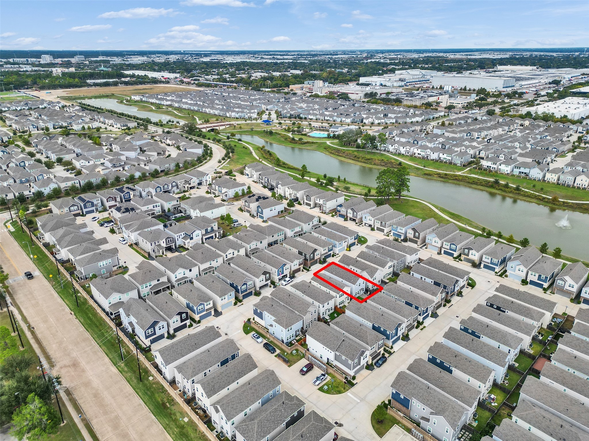 3118 Cloud Forest Lane Houston, TX 77080 - Photo 39 of 40 an aerial view of a city